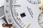 Omega SpeedMaster 57 SS/SS Wht/Gold JHF Asia 7750 Mod 9300