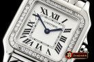 Cartier Panthere Secrete De Ladies Diam SS/SS Wht GF Swiss Qtz