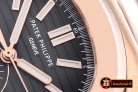 Replica Patek Philippe 5980 Nautilis Chrono 18K Wrapped RG/LE Bl