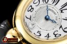 Breguet Queen of Naples Ladies YG/LE Wht MOP Jap Movt
