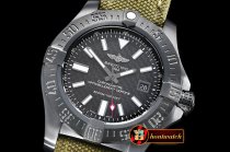 Breitling Avenger II Seawolf DLC/NY Black CF ANF Asia 2836