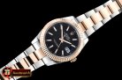 Rolex Datejust DJ2 41mm Oyt Flt RG/SS Black/Stk BP Asia 2813