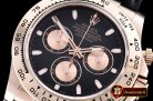 Replica Rolex Daytona 18K RG Wrp RG/LE Blk Stk BP A7750 Mod4130