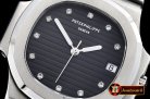 Patek Philippe Nautilus Ref.3800 Midsize SS/LE Black Diams BP A2
