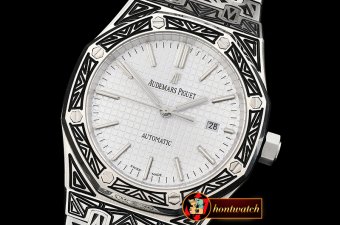 Audemars Piguet Royal Oak Ref.15400 Custom V2 SS/SS White Jap 82