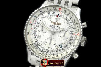 Replica Breitling Navitimer SS/SS White Num 7750