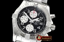 Breitling Avenger II Chronograph 43mm SS/SS Dark Grey GF A7750
