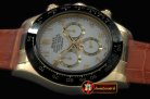 Replica Rolex Daytona 116528 YG/LE Wht Num A-7750 Sec@6