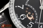 JAEGER LE COULTRE Rendez-Vous Day/Night Diams SS/LE Black MY9015