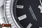 Replica Rolex Daydate 41mm SS/SS Pres Baug Blk Stk Diam Asia 325