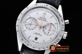 Omega SpeedMaster 57 SS/LE Wht/RG JHF Asia 7750 Mod 9300
