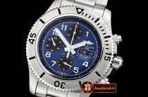 Breitling Superocean SteelFish Chrono SS/SS Blue/Blk A7750