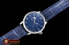 Glashutte Excellence Panorama Date Moonphase SS/LE Blue GF A2824