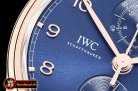 IWC Portugieser Chronograph Classic RG/LE Blue YLF A7750