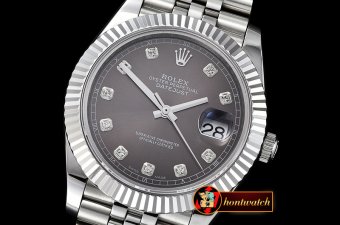 Rolex Yachtmaster DJ2 41mm Jub Flt SS/SS D.Grey Diams BP Asia 32