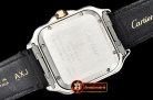 Cartier Santos De Cartier 2018 Ladies YG/SS/LE Wht Swiss Qtz