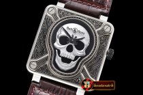 Bell & Ross BR01 2016 Burning Skull Ltd Ed SS/LE2 Black Asia 23