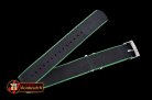 Rolex Black/Green 22mm Top Quality Nylon Strap