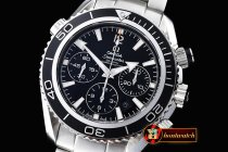 OMG0457A - Planet Ocean Chrono SS/SS Black JHF A-7750