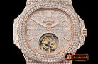 Patek Philippe Nautilus 40mm Tourbillon Fantasy DIAM/RG Asia HW Tourb