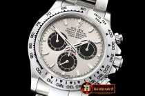 Rolex Daytona 116509 SS/SS Grey/Blk Sticks JHF A4130 Mod