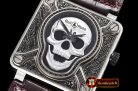 Bell & Ross BR01 2016 Burning Skull Ltd Ed SS/LE2 Black Asia 23