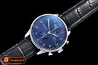 IWC Portuguese Chrono SS/LE Blue YLF Asia 7750