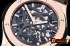 HUB0337 - Classic Fusion 45mm Tourbillon RG/LE Black Asian Auto