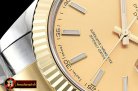Rolex Datejust II DJ2 41mm Oyt Flt YG/SS Gold Stk BP Asia 2813