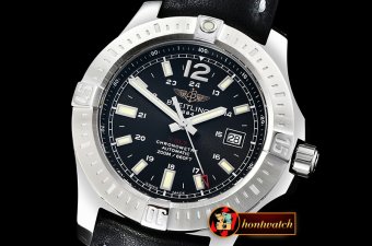 Breitling Colt 44mm Automatic SS/LE Black GF Asia 2824