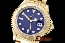 Replica Rolex YachtMaster YG/YG Blue BP MY9015 Mod3135