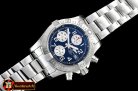 Breitling Avenger II Chronograph 43mm SS/SS Blue GF A7750
