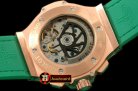 HUB0322G - Big Bang Pearl RG/Sq Green Ruby White A-7750
