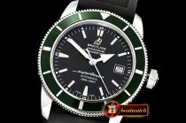 Breitling SuperOcean II 42mm Grn Bez SS/RU Black JHF Asia 2836