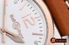 Replica Bell & Ross BR03-92 SS/LE RG Bez White/Rose Gold Miyota