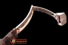 Replica Rolex DayDate Fluted Brown Diam RG/LE Asian 2813