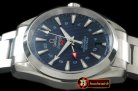 OMG0419B - Aqua Terra GMT SS/SS Blue Miyota 8205