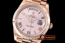 RDD0195C - DayDate 228206 RG/RG Pink Roman BP Swiss 2836