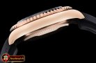 Rolex YachtMaster 116655 40mm RG/RU Black BP V2 SP A3135 Mod