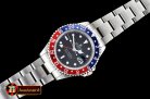 Rolex GMT II Ref.16710 Pepsi SS/SS Black BP Asia 3186 Mod