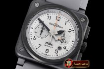 Bell & Ross BR03-94 Rafale L.E. Chronograph PVD/RU Grey Asia 7750