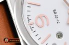 Replica BELL & ROSS BR03-92 SS/LE White/Rose Gold Miyota 9015