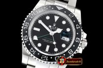 Rolex GMT II 116710LN 904L SS/SS Blk GMF Asia 2836