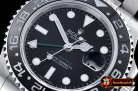 Rolex GMT II Ref.116710 Blk/Blk SS/SS BP A3186 Mod