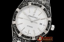 Audemars Piguet Royal Oak Ref.15400 Custom SS/SS White Jap 821A