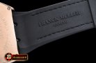 Franck Muller Vanguard Mens V45 RG/LE/RU Black Lume ABF Asia 2824