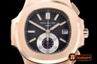 PP0199B - 5980 Nautilis Chrono RG/RG Black BP A-7750