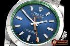 Rolex Milgauss Z Blue 116400GV SS/SS Blue ARF Asia 3131