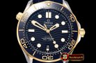Omega Seamaster 300m 2018 YG/SS/RU Blue OMF Asia 8800