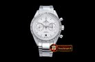 Omega SpeedMaster 57 SS/SS White JHF Asia 7750 Mod 9300